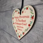 Best Colleague Ever PERSONALISED Christmas Gift Tree Decoration