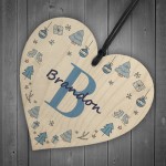 Personalised Tree Bauble For Baby First Christmas Wooden Gifts