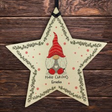 Personalised Wooden Christmas Tree Decoration Bauble Daughter