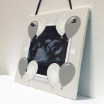 Baby Gift Square Ultrasound MY FIRST SELFIE Newborn Daughter Son