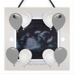 Baby Gift Square Ultrasound MY FIRST SELFIE Newborn Daughter Son