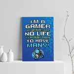 Gaming Sign For Boys Bedroom Man Cave Gamer Gifts Gaming Print