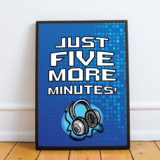 Framed Gaming Poster For Boys Bedroom Man Cave Gamer Gifts