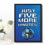 Framed Gaming Poster For Boys Bedroom Man Cave Gamer Gifts