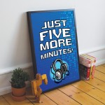 Framed Gaming Poster For Boys Bedroom Man Cave Gamer Gifts