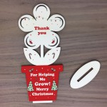 Thank You Helping Grow Gift For Teacher Standing Flower