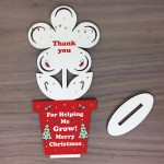 Thank You Helping Grow Gift For Teacher Standing Flower