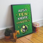 Framed Gaming Prints For Boys Bedroom Games Room Gamer Gifts