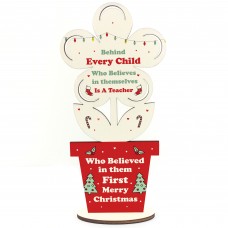 Thank You Gift For Teacher Standing Flower Christmas Gift