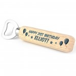 Personalised Birthday Bottle Opener 18th 21st 30th 50th Novelty