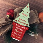 Christmas Gift For Nanny Wooden Christmas Tree Thank You Nanny