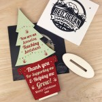 Christmas Gift For Amazing Teacher Assistant Wood Christmas Tree
