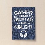 FUNNY Gaming Print Camo Boys Bedroom Sign Gamer Gift For Son