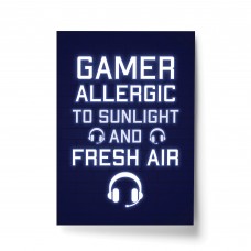 Gamer Funny Games Room Print Christmas Birthday Gift For Son