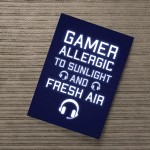 Gamer Funny Games Room Print Christmas Birthday Gift For Son