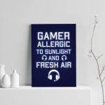 Gamer Funny Games Room Print Christmas Birthday Gift For Son