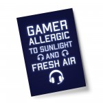 Gamer Funny Games Room Print Christmas Birthday Gift For Son