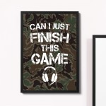 Gaming Framed Print Games Room Decor Boys Bedroom Gifts