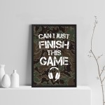 Gaming Framed Print Games Room Decor Boys Bedroom Gifts