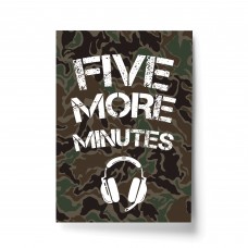 Gaming Five More Minutes Novelty Wall Art Gamer Gifts Bedroom