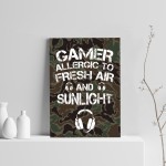 Gaming Gamer Print For Boys Bedroom Games Room Man Cave Gift