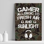 Gaming Gamer Print For Boys Bedroom Games Room Man Cave Gift