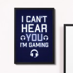 Framed Gaming Print For Games Room Boys Bedroom Gamer Poster