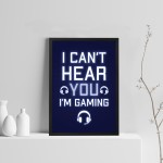 Framed Gaming Print For Games Room Boys Bedroom Gamer Poster