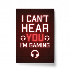 Funny Gaming Print Poster For Boys Bedroom Games Room Gifts