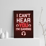 Funny Gaming Print Poster For Boys Bedroom Games Room Gifts