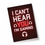 Funny Gaming Print Poster For Boys Bedroom Games Room Gifts