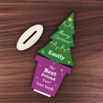 Christmas Gift For Best Friend Wood Christmas Tree Personalised