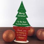Thank You Christmas Gift For Teaching Assistant Wooden Tree
