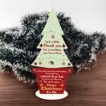 Thank You Christmas Gift For Teacher Assistant Standing Tree