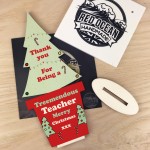 Thank You Christmas Gift For Teacher Standing Christmas Tree