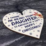 FUNNY Christmas Gift For Dad Heart Rude Gift From Daughter