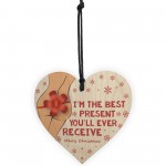 FUNNY Christmas Gift For Boyfriend Husband Heart Cheeky Gift