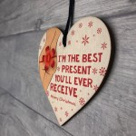 FUNNY Christmas Gift For Boyfriend Husband Heart Cheeky Gift