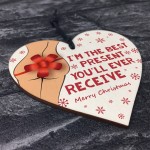 FUNNY Christmas Gift For Boyfriend Husband Heart Cheeky Gift