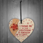 Funny Joke Christmas Gift For Boyfriend Wood Heart Novelty Gift