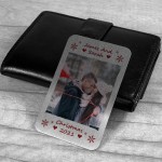 Personalised Christmas Gift For Boyfriend Husband Metal Card
