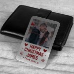 Christmas Gift For Boyfriend Husband Personalised Photo Card