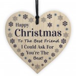 Best Friend Christmas Gifts Wood Heart Gift For Friend Keepsake Best Friend Christmas Gifts Wood Heart Gift For Friend Keepsake