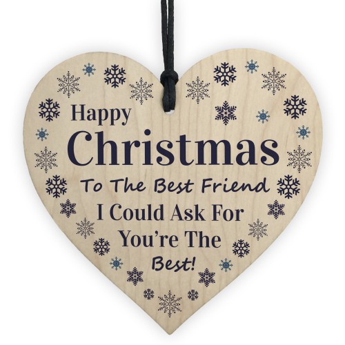 Best Friend Christmas Gifts Wood Heart Gift For Friend Keepsake Best Friend Christmas Gifts Wood Heart Gift For Friend Keepsake