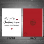 Hilarious Christmas Card For Boyfriend Husband Funny Joke Card
