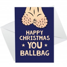 FUNNY Christmas Card For Dad Uncle Brother Joke Hilarious Card