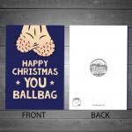 FUNNY Christmas Card For Dad Uncle Brother Joke Hilarious Card