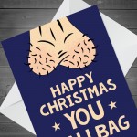 FUNNY Christmas Card For Dad Uncle Brother Joke Hilarious Card