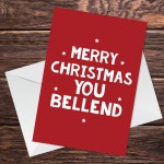 Merry Christmas Card For Dad Uncle Brother Boyfriend Husband 