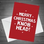 Funny Christmas Card For Boyfriend Husband Brother Dad Joke Card